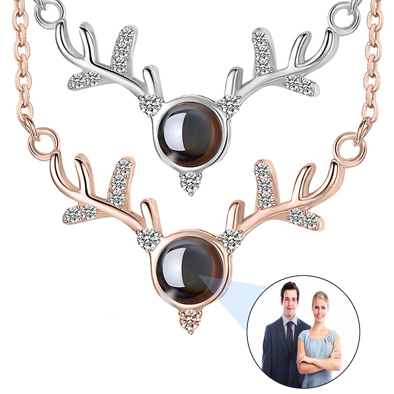 Custom Crystal Photo Necklace | Personalized Laser Engraved Pendant, Memorial Gift