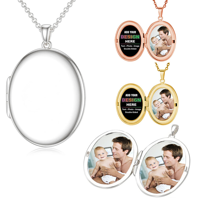 Personalized Projection Necklace, Custom Photo Necklace, Custom Memorial Picture Jewelry, Gift for Her, Christmas Gift, Birthday Gift