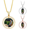 Custom Photo Projection Necklace,Different Styles Projection Pendant Necklace,Picture Inside Jewelry,Birthday Gift,Family Gift for Her Him