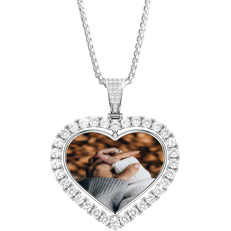 Bling Double Name Plate Necklace: Personalized 3D Jewelry