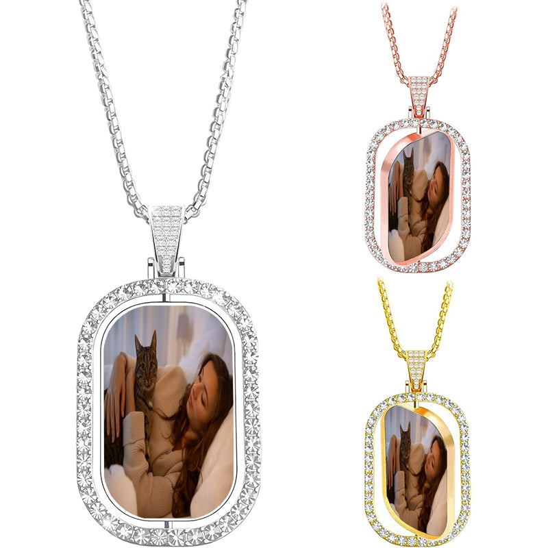 Heart Locket Necklace Hinged Locket for Picture Memorial Best Gift For Birthday WATERPROOF Dainty Twist Pearl Chain Personalized Gifts