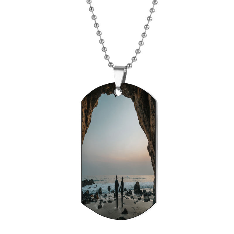 Custom Photo Necklace: Iced Out Cubic Zircon Hip Hop Pendant