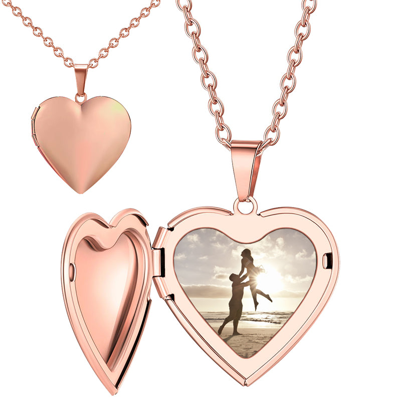 Custom Photo Necklace Pendant for Men & Women, Upload Your Image! Special Gift for Mom, Dad, Son, Daughter, Birthday, Anniversary Present.