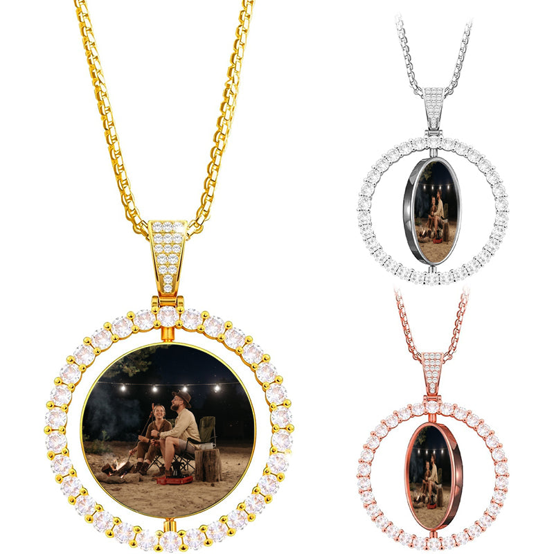 Engraved Initial Tag Necklace: Stainless Steel Personalized Pendant