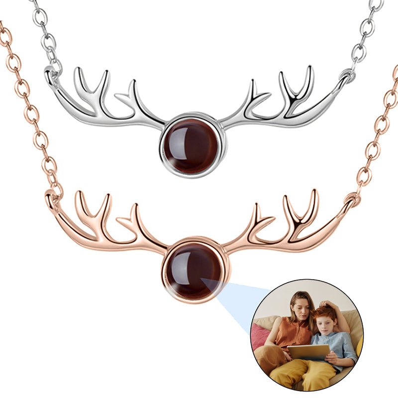 Personalized Initial Necklace Set: Layered Paperclip Chain, Silver