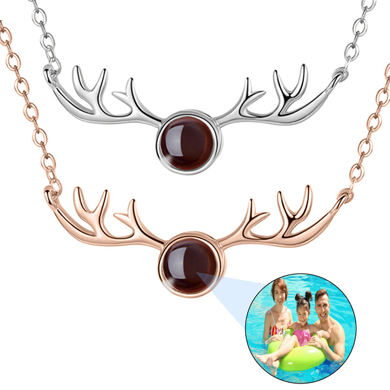 Custom Double-Sided Photo Locket Necklace, Personalized Tennis Chain