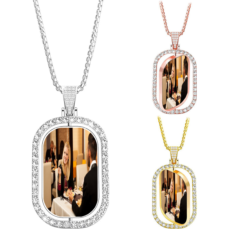 Moissanite Custom Name Pendant: 925 Sterling Silver Personalized Necklace