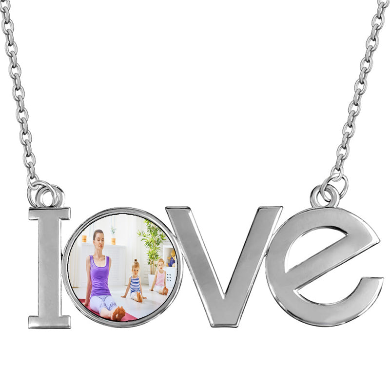 Personalised Projection Necklace, Picture Necklace for Mom, Memorial Photo Necklace, Projection Jewelry,Birthday Gift,Christmas Gift for Her