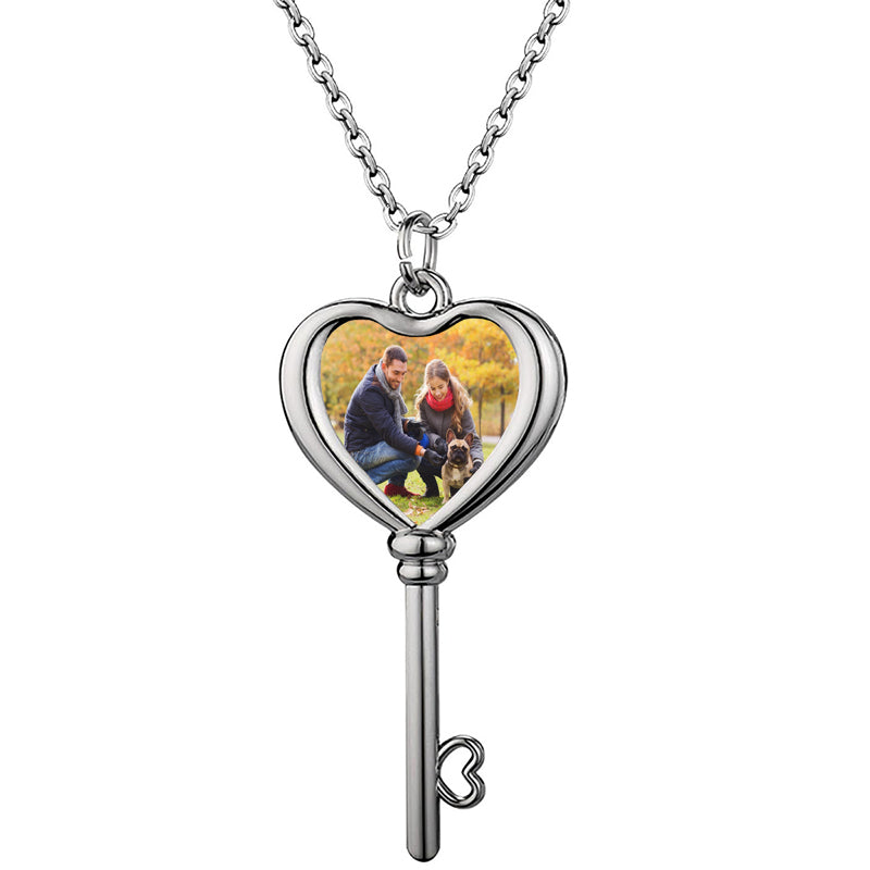 Personalized Pet Memorial Gifts - Custom Photo&Text Dog/Cat Urn Necklace for Ashes, Customized Cremation Jewelry Memorial Dog Urn Necklace Gifts