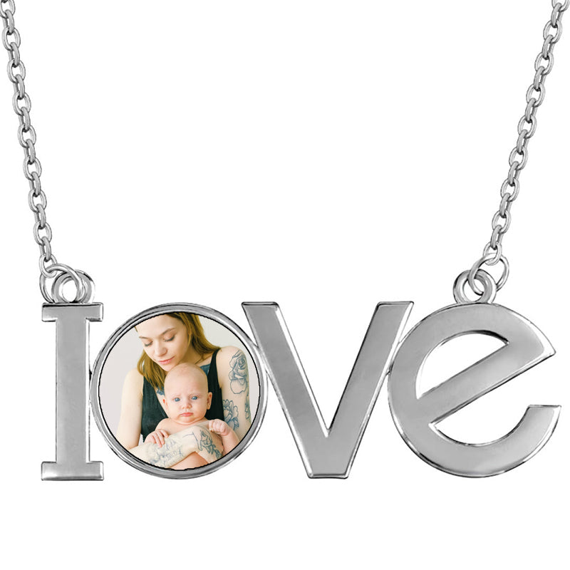 Filled Initial A Minimalist Name Necklace, Custom Letter A WATERPROOF Personalized Jewelry Birthday Christmas Gift Idea Hot Minimalist