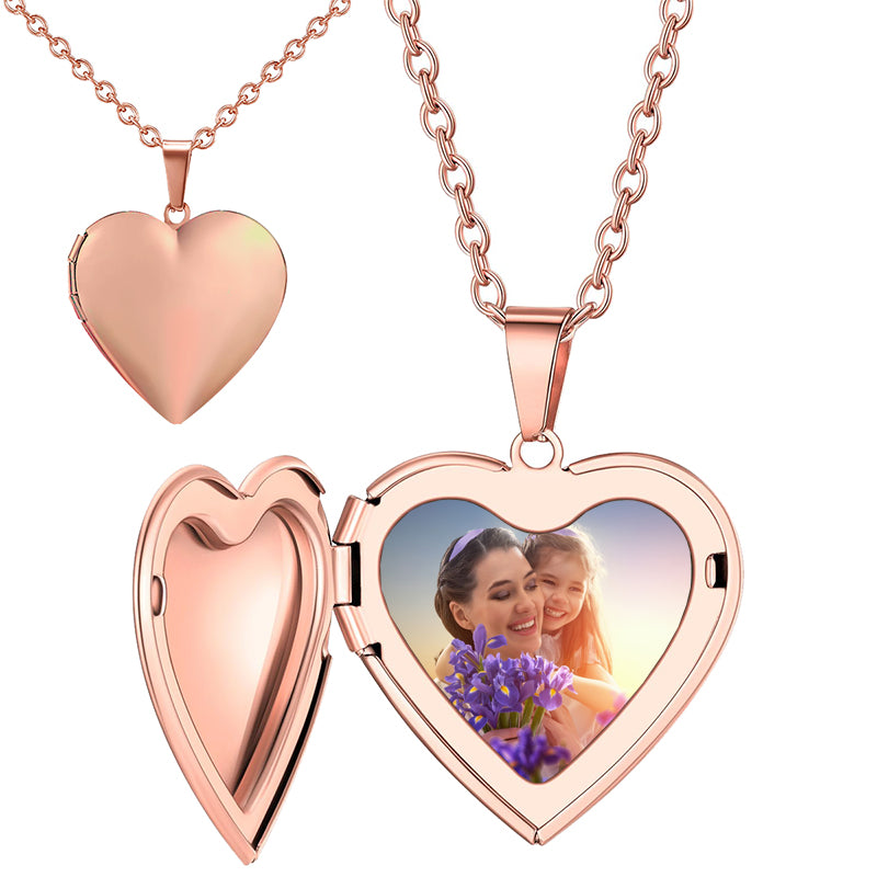 Personalized Dog Tag - Custom Picture Photo Text Engraving Stainless Steel Pendant Necklace key chains for Men Women Couples Boyfriend Husband Dad Inspirational Birthday Gifts with 24" Chain