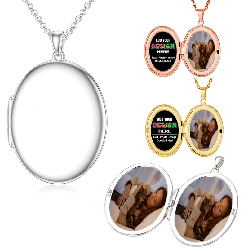 Moon Locket Necklace ? Jewelry ? Gift for her or him ? Lockets With Photo ? Celestial ? Personalized Necklace Gifts ? Necklaces for Women