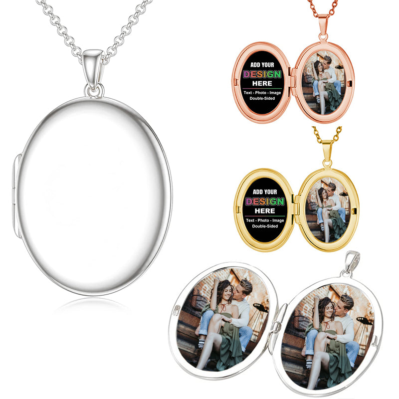 Heart Photo Projection Necklace, Personalized Necklace for Women, Christmas Gifts